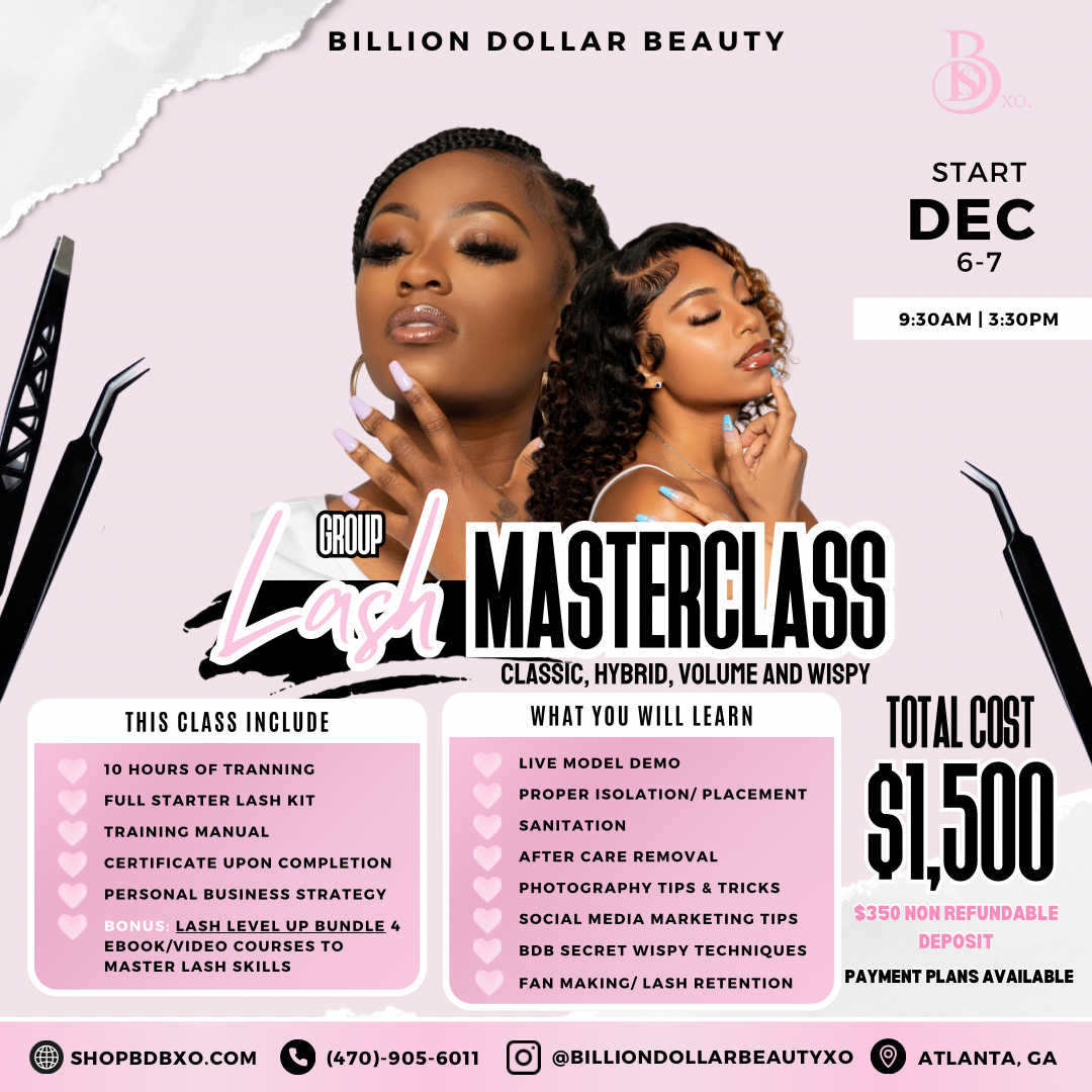 DECEMBER GROUP LASH CLASS